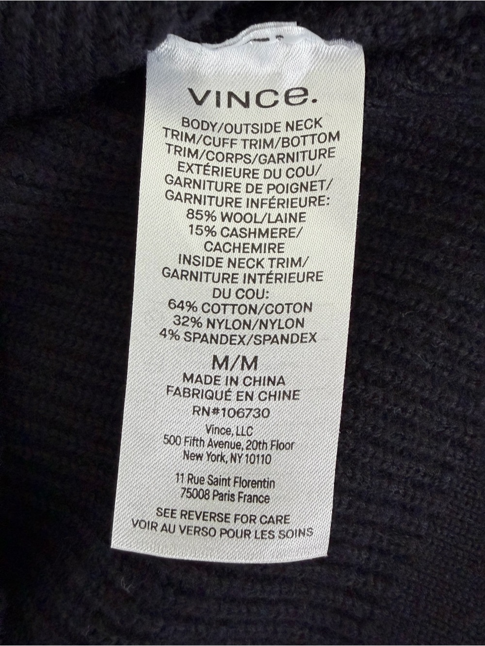 Vince Wool And Cashmere Sweater size M - Picture 10 of 10